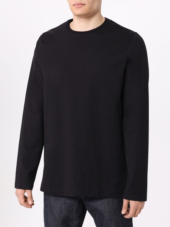 Лонгслив с круглым вырезом