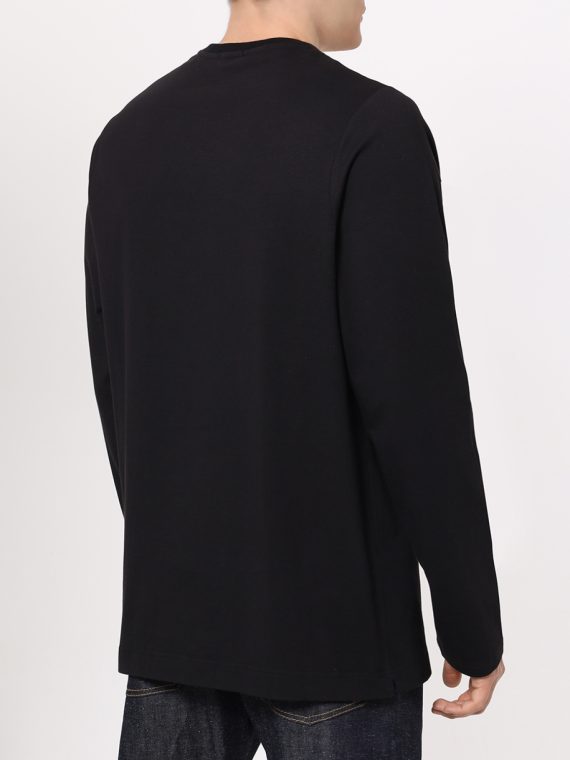 Лонгслив с круглым вырезом