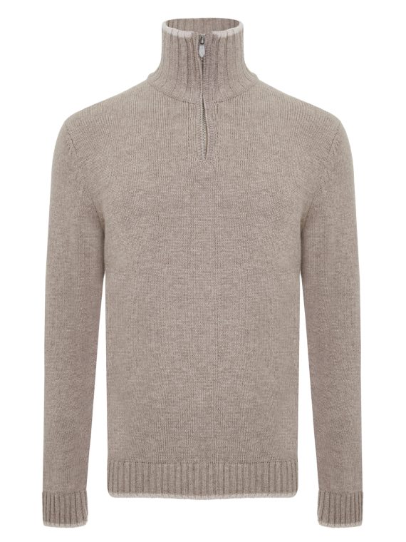 Свитер на молнии