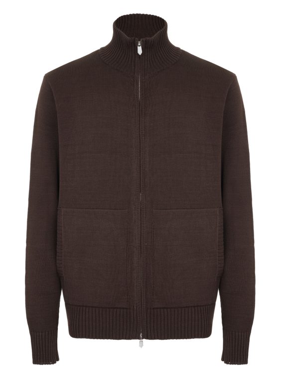 Свитер на Молнии Хлопковый