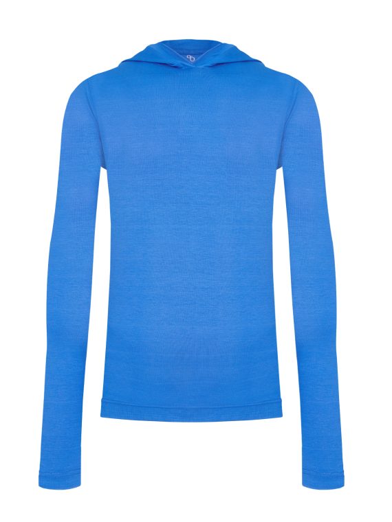 Женский лонгслив с капюшоном