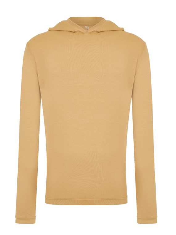 Женский лонгслив с капюшоном