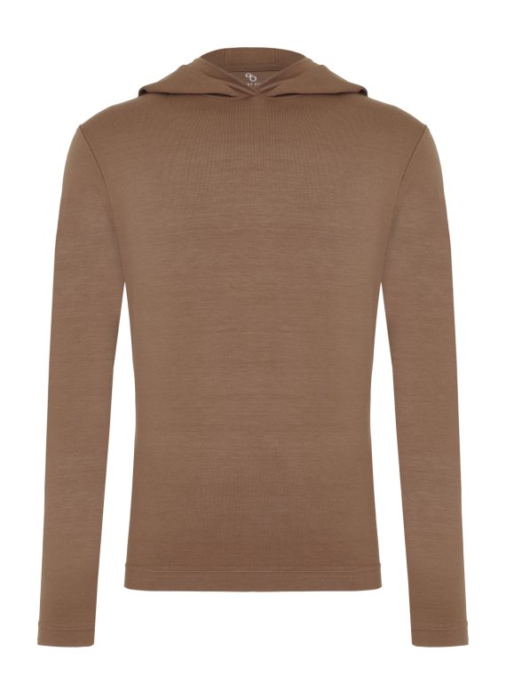 Женский лонгслив с капюшоном