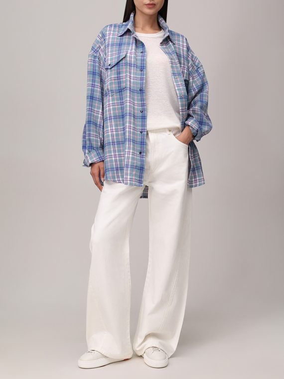 Женская рубашка ZMANI оверсайз Cozy Day