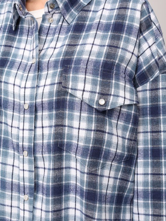 Женская рубашка ZMANI оверсайз Cozy Day