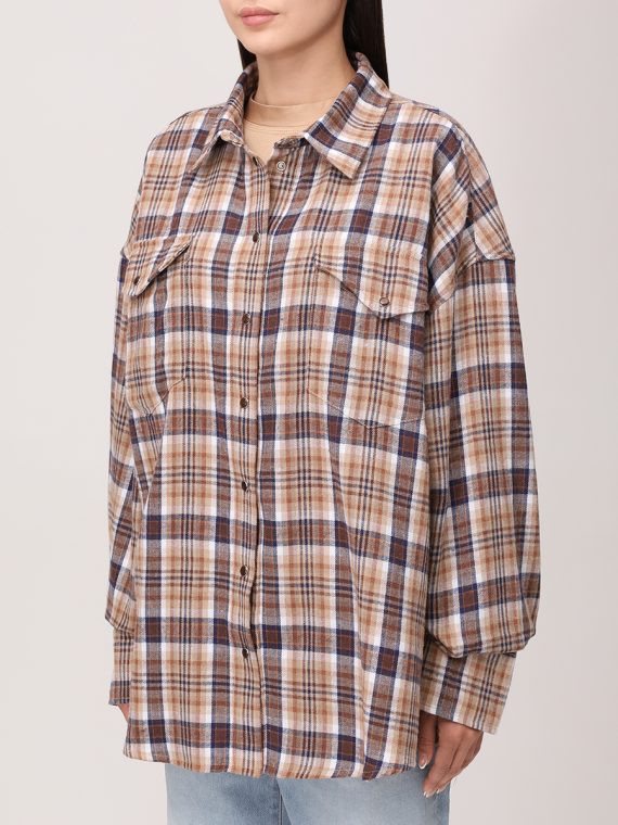 Женская рубашка ZMANI оверсайз Cozy Day