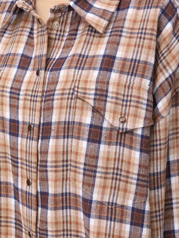 Женская рубашка ZMANI оверсайз Cozy Day