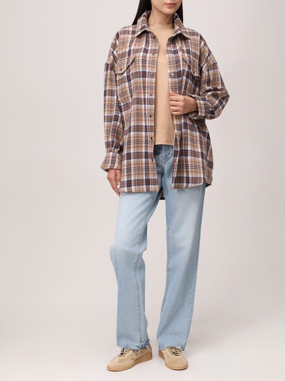 Женская рубашка ZMANI оверсайз Cozy Day